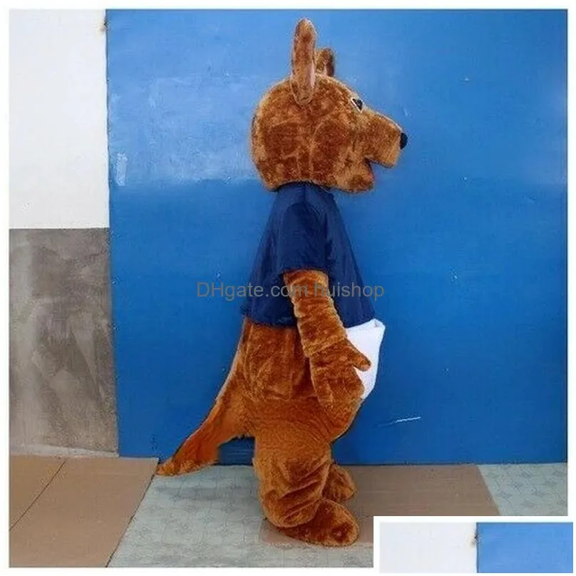Mascot Kangaroo Costume Set Party Game Advertising Halloween Christmas Drop Delivery Apparel Costumes Dhgrq