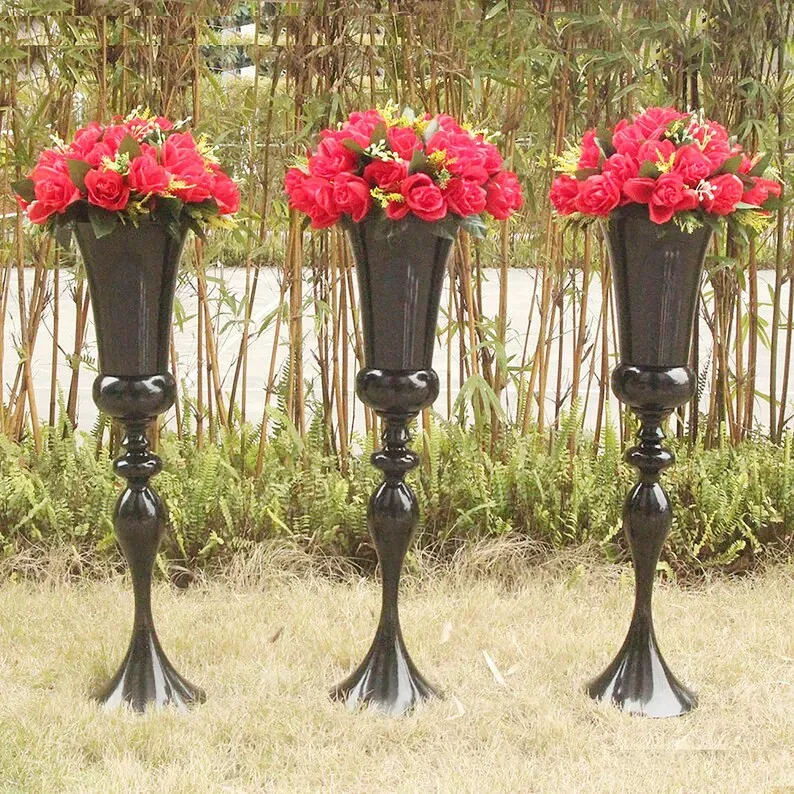 decoration Flower vase tall floor vases metal pillars plinth for wedding stage party events backdrop decor bridal shower couple shower ideas make458