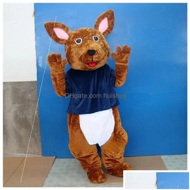 Mascot Kangaroo Costume Set Party Game Advertising Halloween Christmas Drop Delivery Apparel Costumes Dhgrq