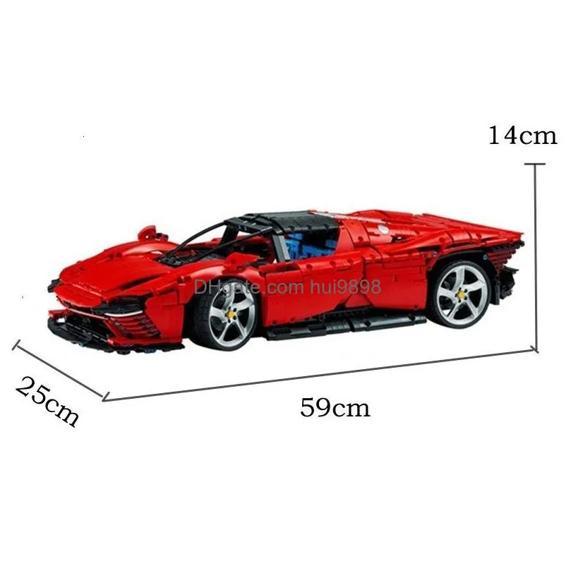 blocks in stock 3778pcs technical daytoinai sp3 42143 supercar model building bricks toys for boys girls birthday gift 230914