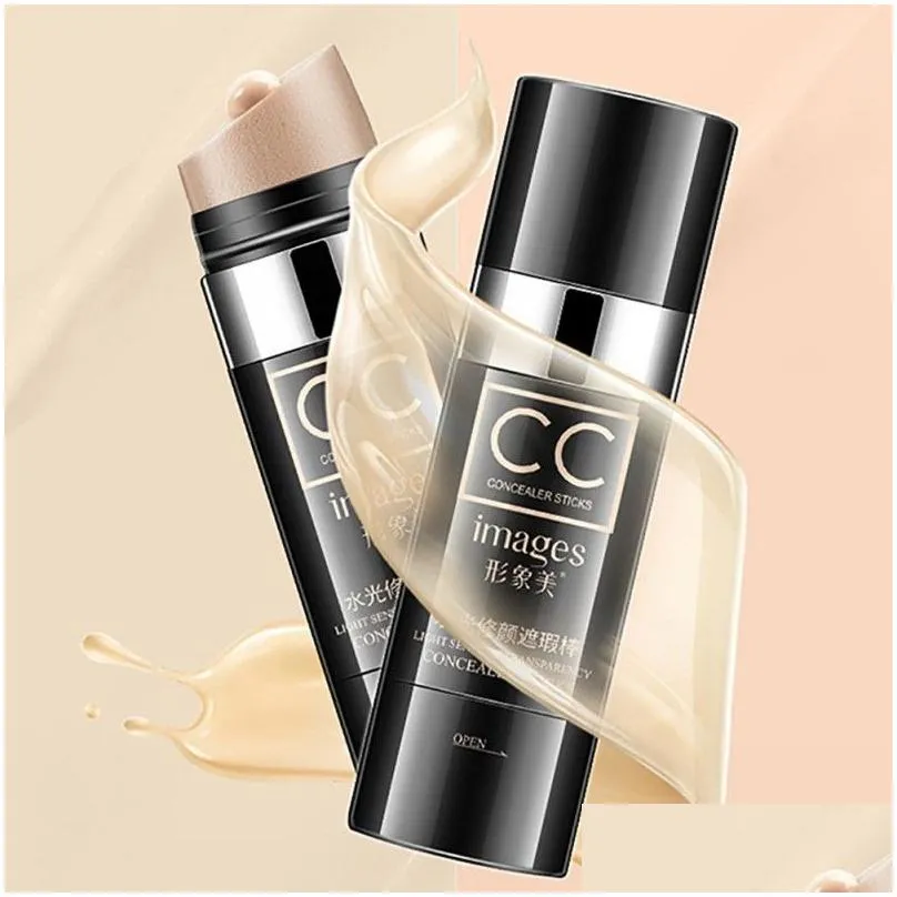 Concealer Images Cc Concealer Sticks Light Sense Of Transparency Waterproof Air Cushion Cream Long Lasting Flawless Face Makeup Drop D Dhrbg