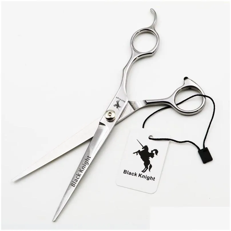 Hair Scissors 7 Inch Scissors Black Knight Professional Barber Salon Hair Cutting And Pet Shears Dressing Drop Delivery Hair Products Dhaxz