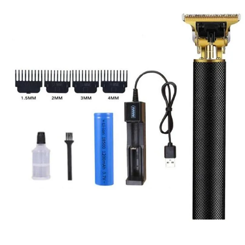 Hair Trimmer Stock Lcd Sn Gold Sier Color Men Electric Hair Clippers Adt Razors Professional Local Barber Trimmer Corner Drop Delivery Dhnbs