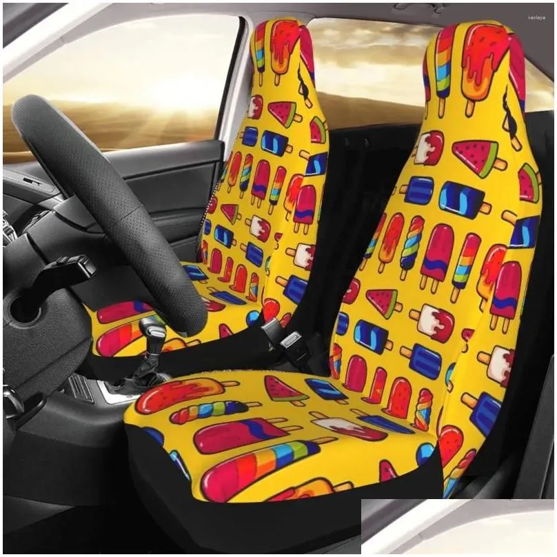 car seat covers popsicles frenzy cover custom printing universal front protector accessories cushion set