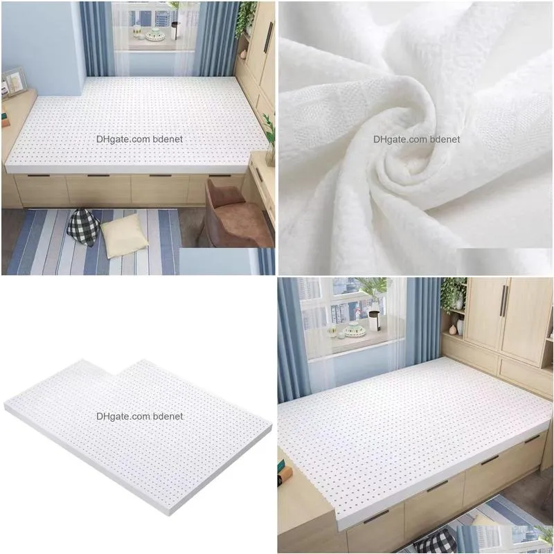 Mattress Pad Customized Latex Mattresses For Household Use With Natural Rubber Of Any Size Drop Delivery Home Garden Home Textiles Bed Dhink
