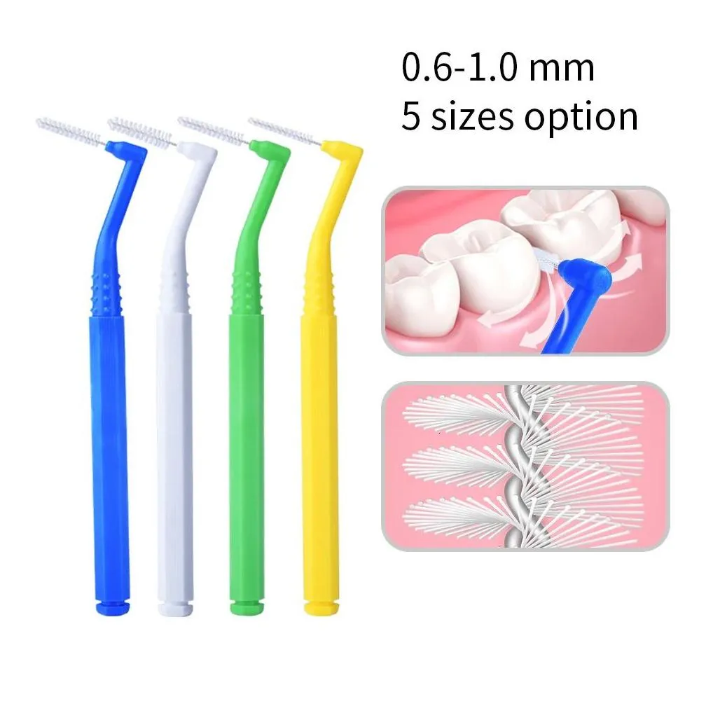 Other Oral Hygiene Ykelin 10Pcs 0610 Mm Adts Interdental Brush Clean Between Teeth Floss Tootick Oral Care Tool Dental Orthodontic 240 Dhzny