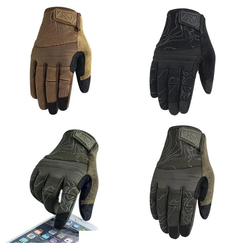 gloves tactical military gloves full finger antislip outdoor sports riding motorbike hunting paintball airsoft combat shooting gloves