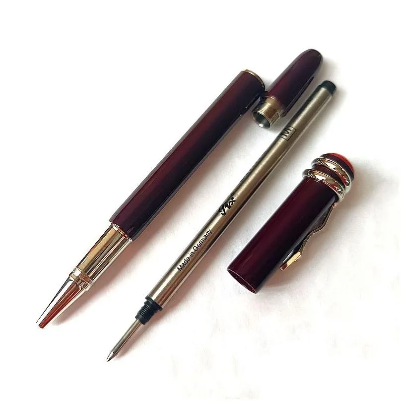 wholesale high quality inheritance series pen special edition black red brown snake clip roller ballpoint pens stationery office school