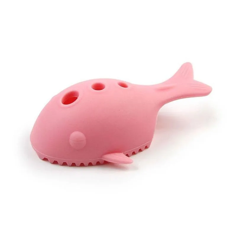 Makeup Brushes Cute Whale Sile Dual Makeup Brush Cleaner Tool And Stand Cleaning Drop Delivery Health Beauty Makeup Makeup Tools Acces Dhq6Z