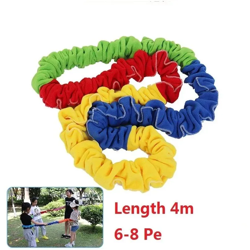 Sports Toys Elastic Fleece Cooperative Stretchy Band Creative Movement Prop For Group Activities Special Needs Large Motor Coordinati Dhkux