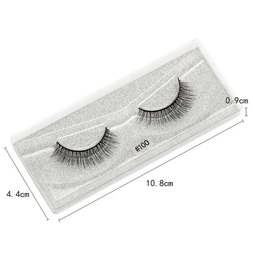 Other Health Beauty Items 3D Mink Eyelash Wholesale Lashes False Eyelashes In Bk Case With Mticolor Base Card Coloris Makeup Eye La Dhnmw