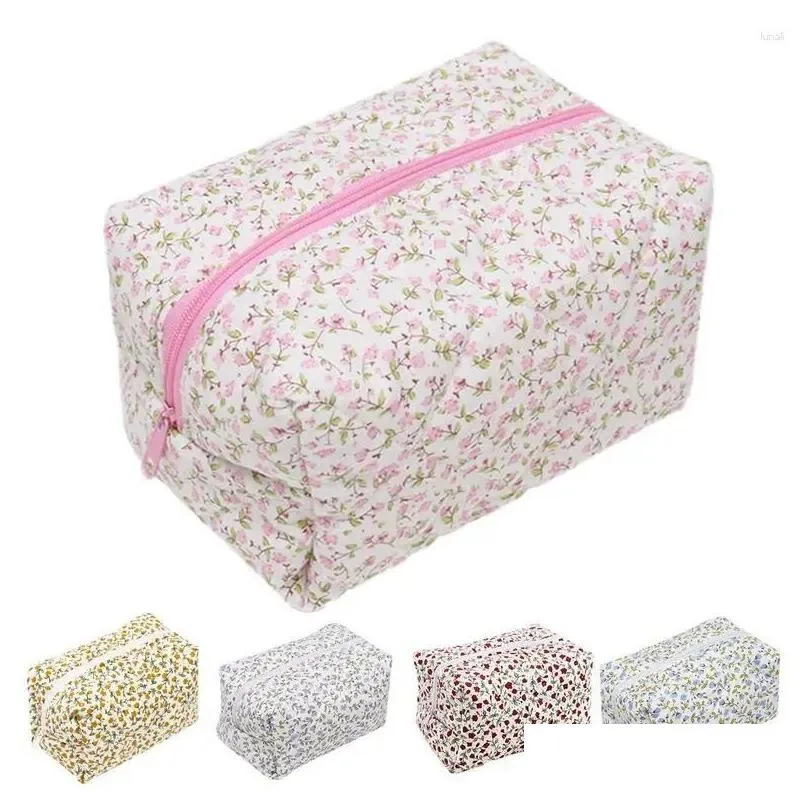 storage bags travel cosmetic bag ultra compact design makeup large capacity soft ladies pouch sturdy zipper pull box case