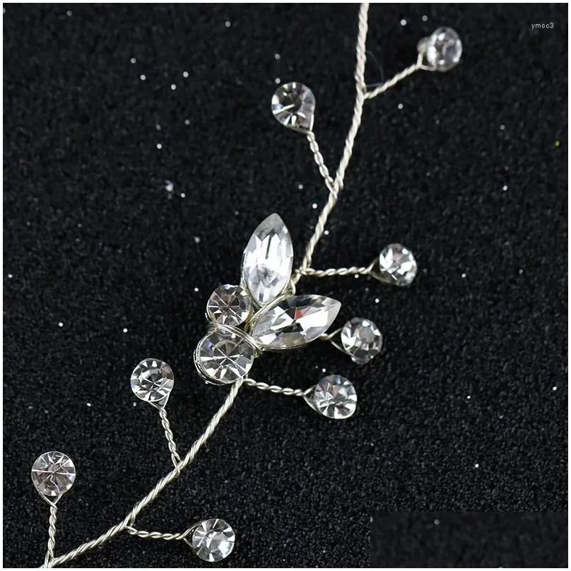 hair clips wedding crystal headband in women accessories summer bride ornament for