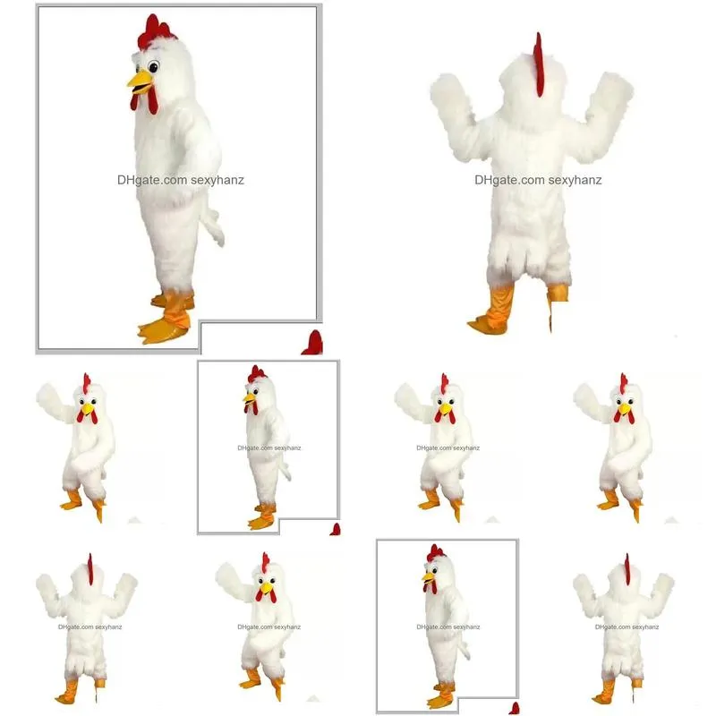 high quality  bird chicken mascot costumes for adults circus christmas halloween outfit fancy dress suit