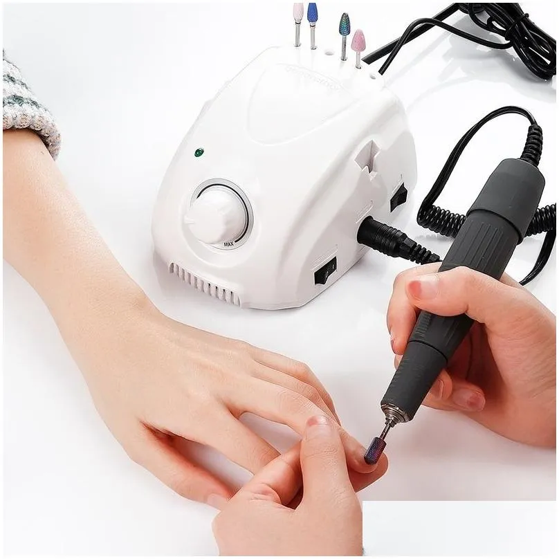 Nail Manicure Set Bt-Marathon Electric Nail Drill Hine 35000Rpm For Manicure Pedicure Polisher Professional S Art Tools 220 Drop Deliv Dhhrs