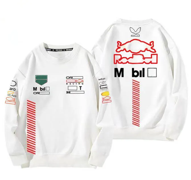 2024 new F1 racing round neck sweatshirt spring spring outdoor sweatshirt with the same customised