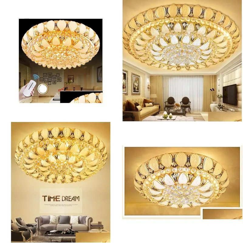  arrival k9 crystal chandelier 3 7 colour remote control pendant lamp luxury crystal ceiling light fixture lusters