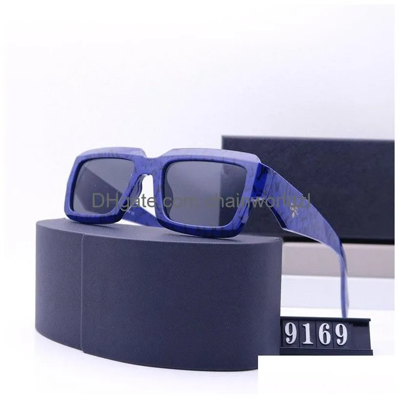 luxury designer sunglasses men women sunglasses glasses brand luxury sunglasses fashion classic leopard uv400 goggle with box frame travel beach factory