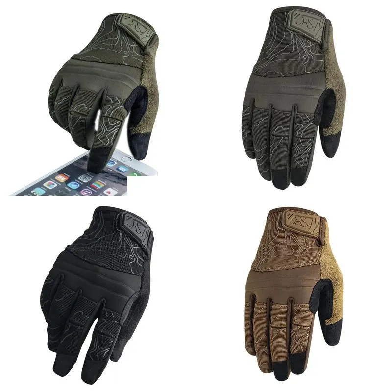 gloves tactical military gloves full finger antislip outdoor sports riding motorbike hunting paintball airsoft combat shooting gloves