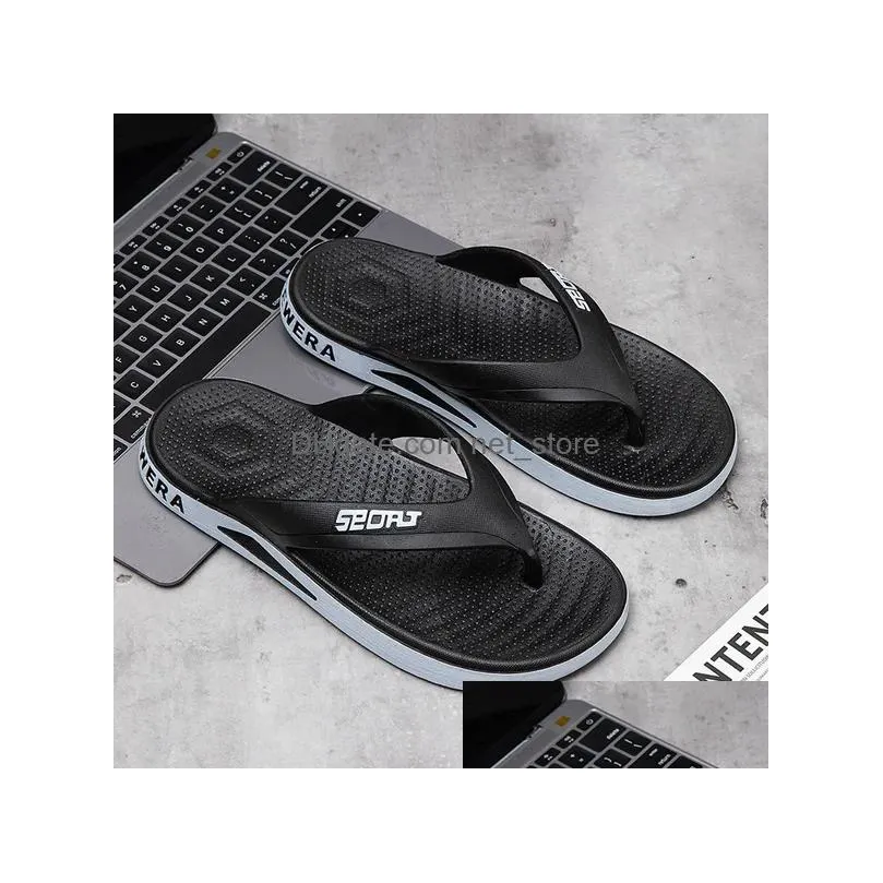 slippers simple flipflops for men wear antiskid outdoor casual flip flops beach fashion sandals wholesale mens sneakers 230812
