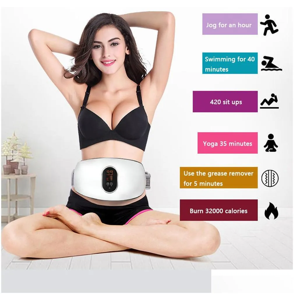 Slimming Belt Losing Weight Lazy Art Large Abdomen Thin Waistband Fat Burning Abdominal Mas And Sha Hine 230506 Drop Delivery Dhsod