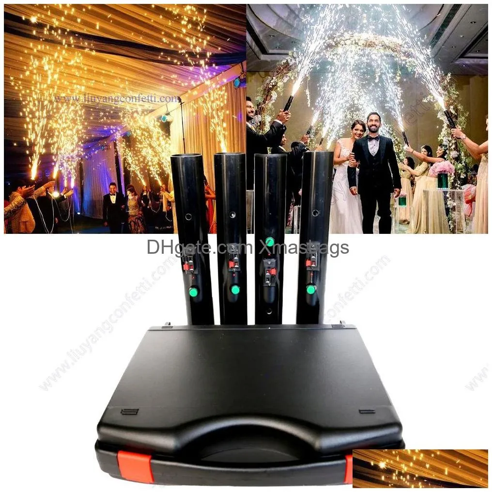 other event party supplies reusable hand held cold fountain fireworks pyrotechnics safety stage pyro firing system shooter for wedding birthday party decor