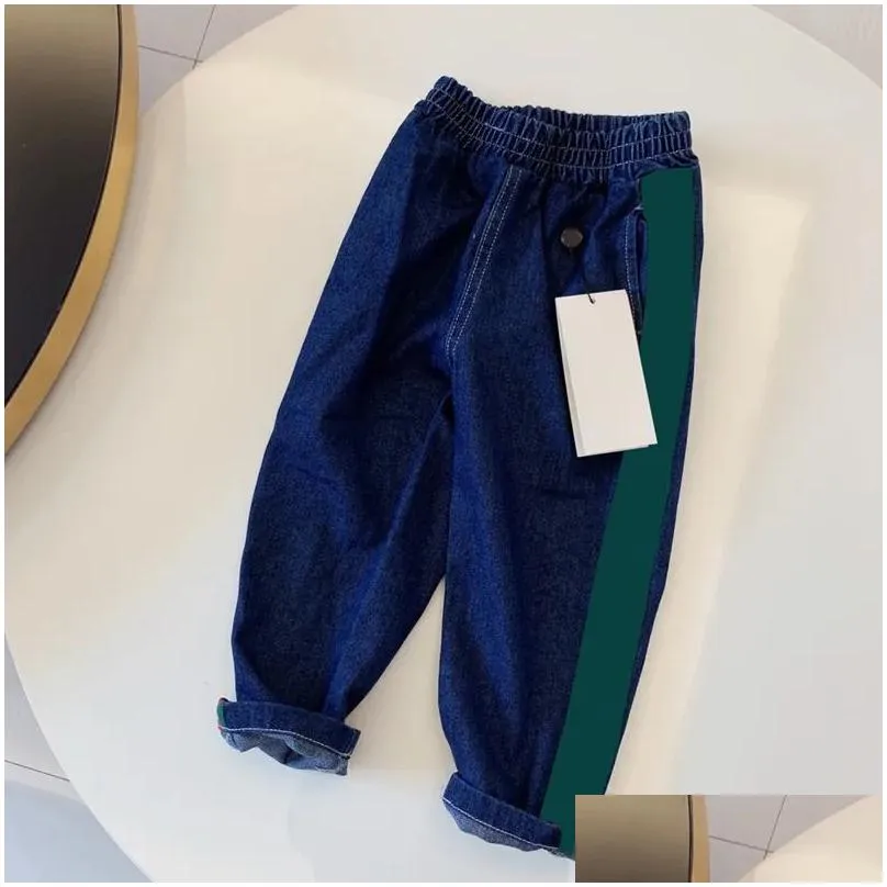 Trousers New Fashion Designer Trousers Kids Pants Summer Shorts Boys Grils Casual Letter Printed 2 Styles Drop Delivery Baby, Kids Mat Otexh