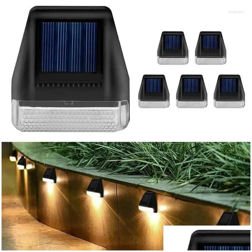 wall lamp solar porch lights waterproof led lamps decor outdoor garden stair fence patio luminous washing lighting