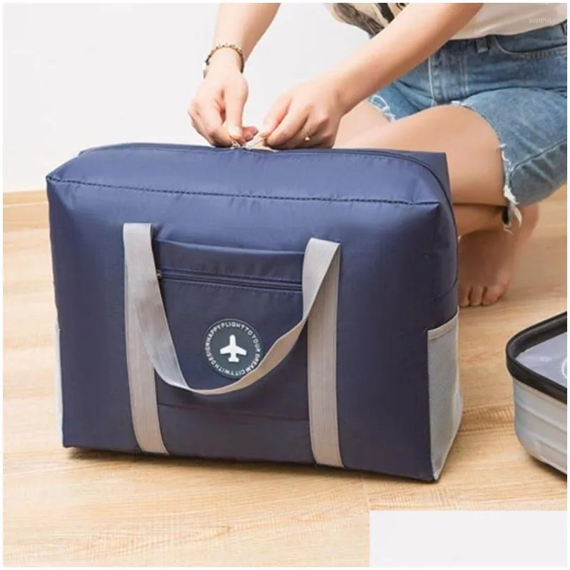storage bags portable flight under seat travel shoulder bag carry on hand luggage handbag