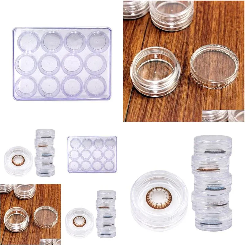 Contact Lens Accessories High Quality Fashionable Colorf Contact Lens Cases Comfortable Contacts Drop Delivery Health Beauty Vision Ca Dhch1