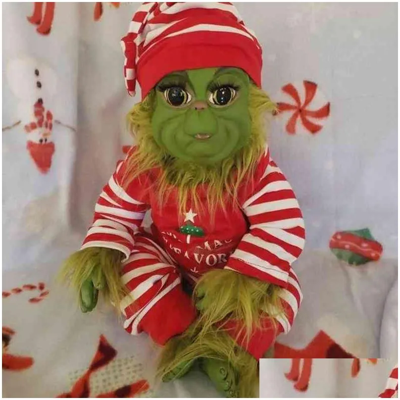 Christmas Decorations Doll Cute Christmas Stuffed P Toy Xmas Gifts For Kids Home Decoration In Stock 3 211223 Drop Delivery Home Garde Dhkz8