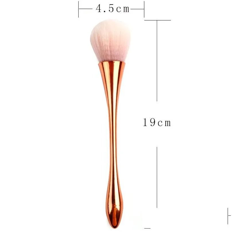 Makeup Brushes Makeup Brush Nail Cleaning Acrylic Uv Gel Powder Removal Manicure Tools Small Waist Design Drop Delivery Health Beauty Dhxq6