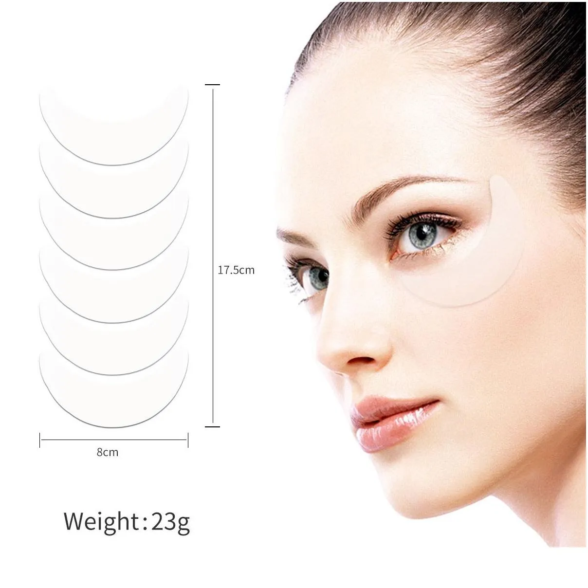 Other Health & Beauty Items 6Pcs/Set Under Eye Es For Wrinkles Sile Anti Wrinkle Pads Eyes Skin Lift Anti-Aging Treatment Tool Drop De Dh3Bt