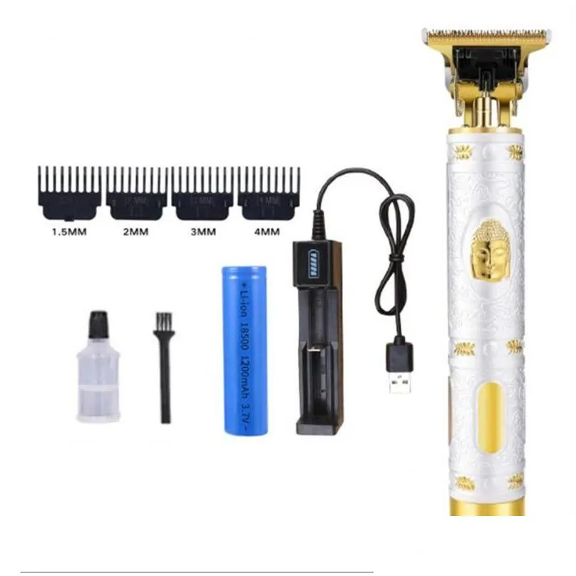 Hair Trimmer Stock Lcd Sn Gold Sier Color Men Electric Hair Clippers Adt Razors Professional Local Barber Trimmer Corner Drop Delivery Dhnbs