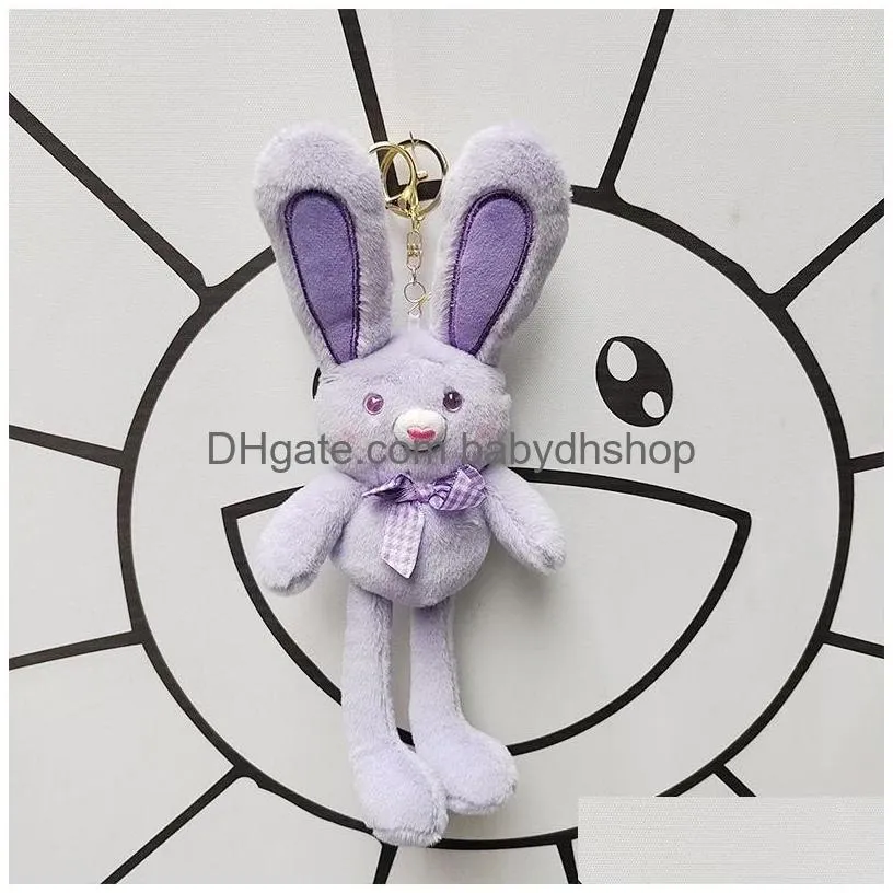 resurrection plush toy cute rabbit plush gathers pumping ears rabbit keychain plush toys wholesale
