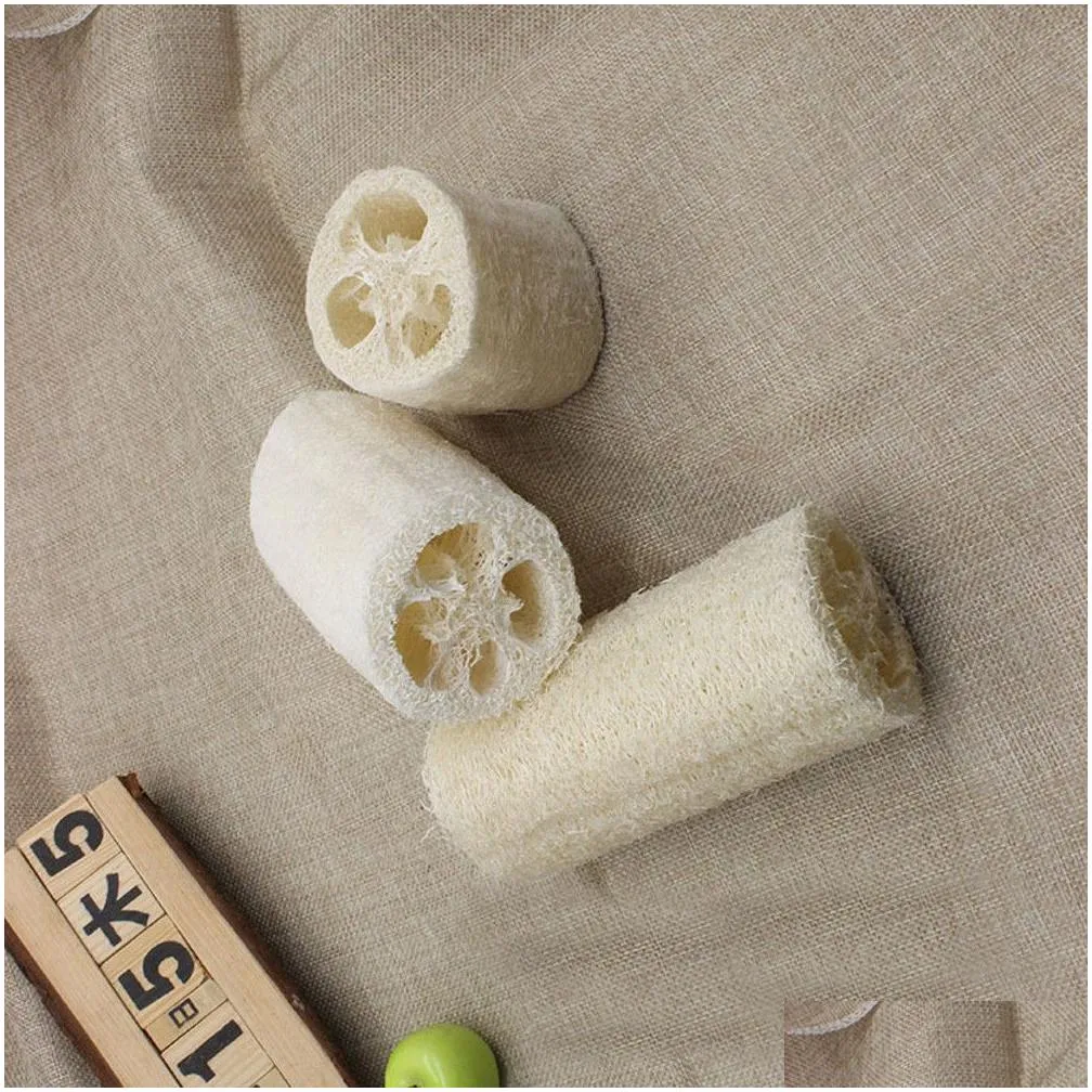  natural loofah bath body shower sponge scrubber pad bathroom products tools household merchandises brushes
