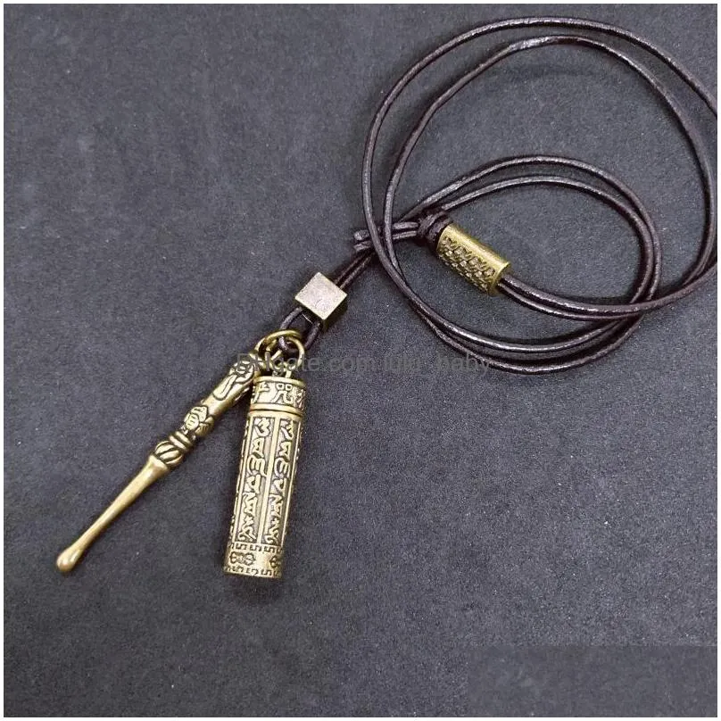 pendant necklaces 3 styles mini brass spoon jar accessories pendants locket necklace urn save love jewlery bottle5179981