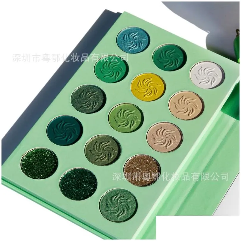Eye Shadow Green Smokey Eye Shadow Matte And Glitter Highly Pigmented Makeup Palettes Eyeshadow Yellow Purple Blue 15 Color Bright Cre Dhwke