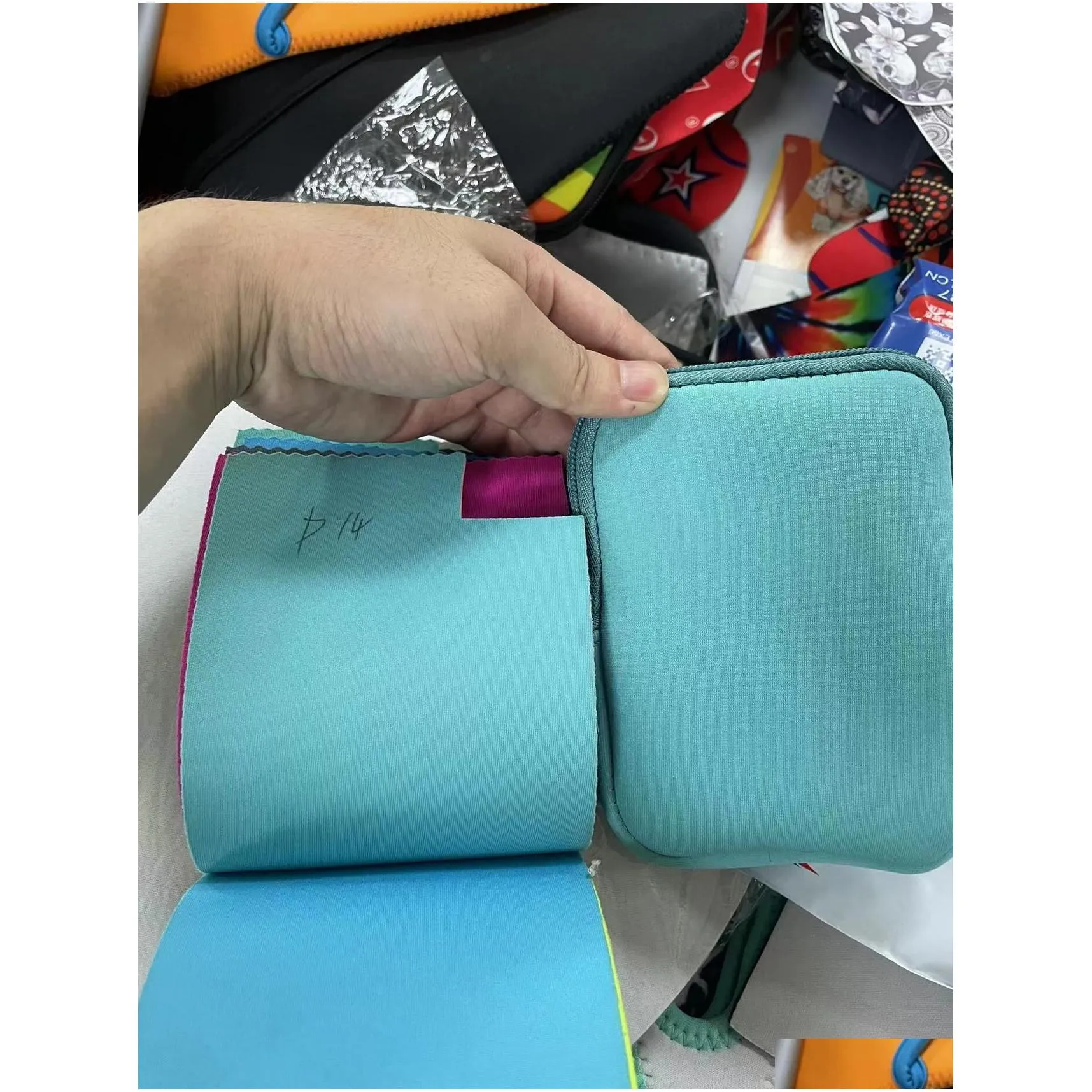 Other Drinkware Sublimation Water Bottle Pouch Storage Sleeve For 40Oz Tumbler Coin Purse Car Bag Neoprene Holder Carrier Drop Deliver Dhivd