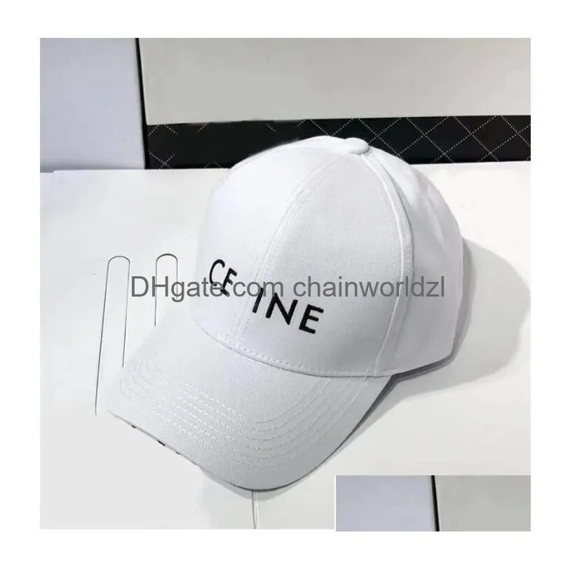 luxury designer hat embroidered baseball cap female summer casual casquette hundred take sun protection sun hat