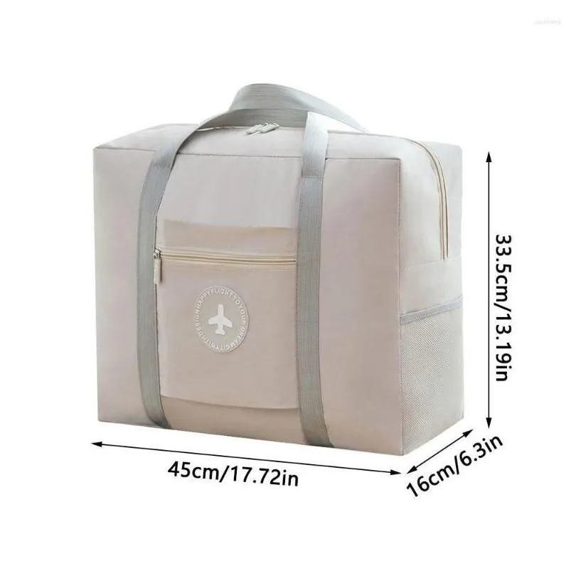 storage bags portable flight under seat travel shoulder bag carry on hand luggage handbag