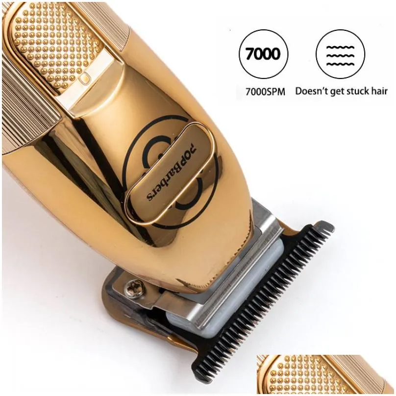Hair Trimmer Professional Haircut  Barbers P700 Oil Head Electric Clippers Golden Carving Scissors Shaver Drop Delivery Dhxmd