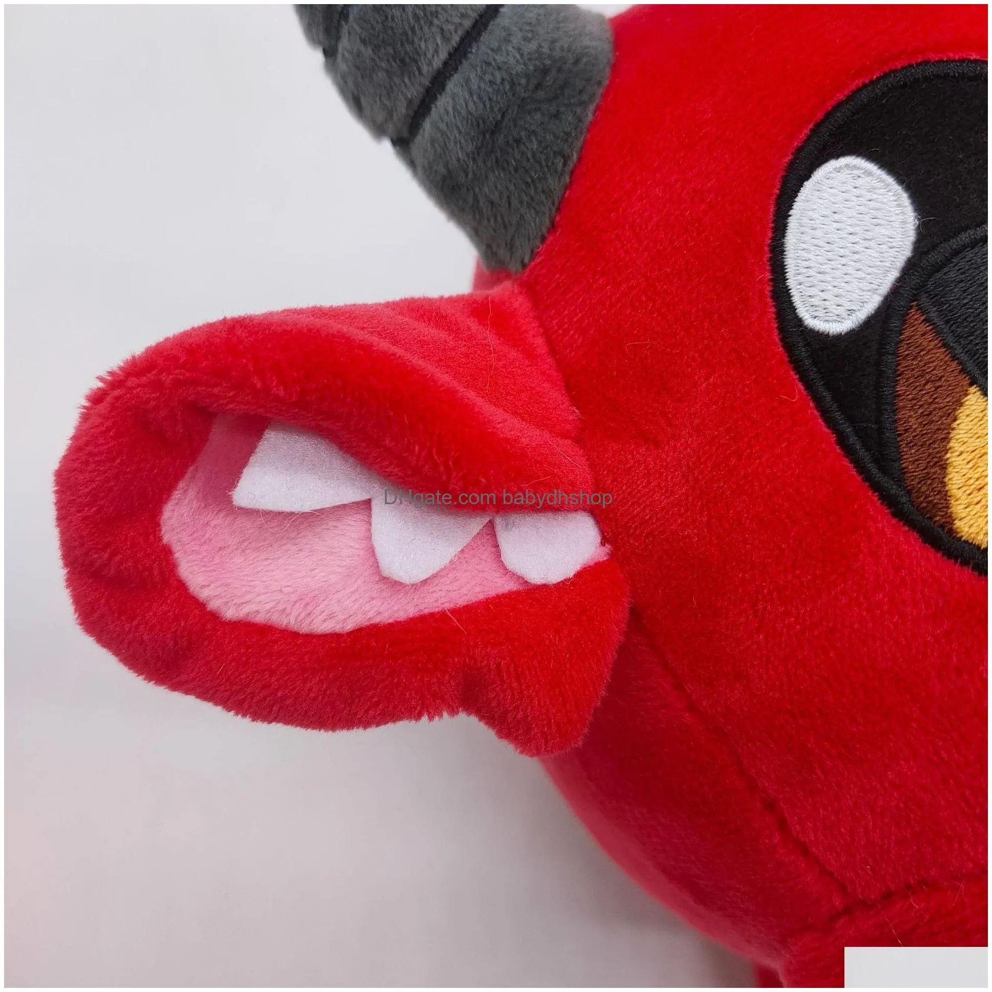 cartoon cute bat plush doll red bat toy soft fill comfort plush toy