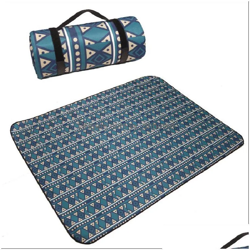 outdoor picnic mat blanket carpets  style portable waterproof beach mat 200x150cm
