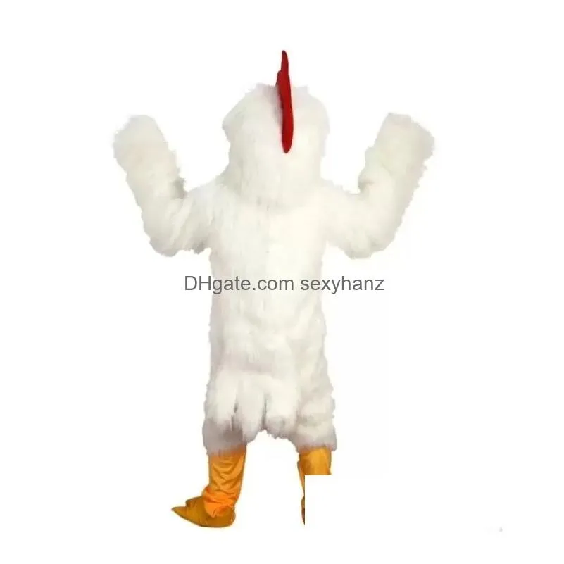high quality  bird chicken mascot costumes for adults circus christmas halloween outfit fancy dress suit