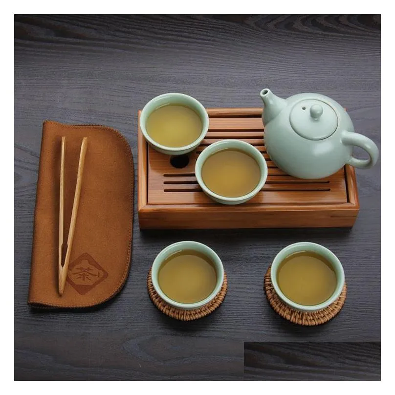 chinese traditions bamboo tea tray solid bamboo tea board kung fu cup teapot crafts tray chinese culture tea set preference