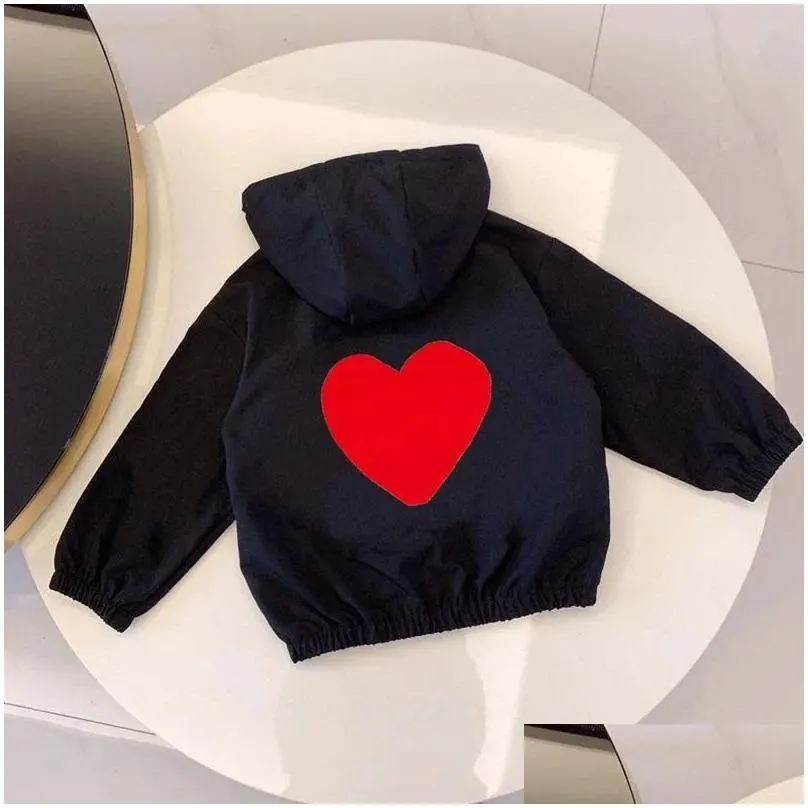 Jackets New Fashion Kids Designer Jackets Long Sleeve Coat Boys Girls Street Hiphop Style Outerwear Child Jacket Drop Delivery Baby, K Otvxh