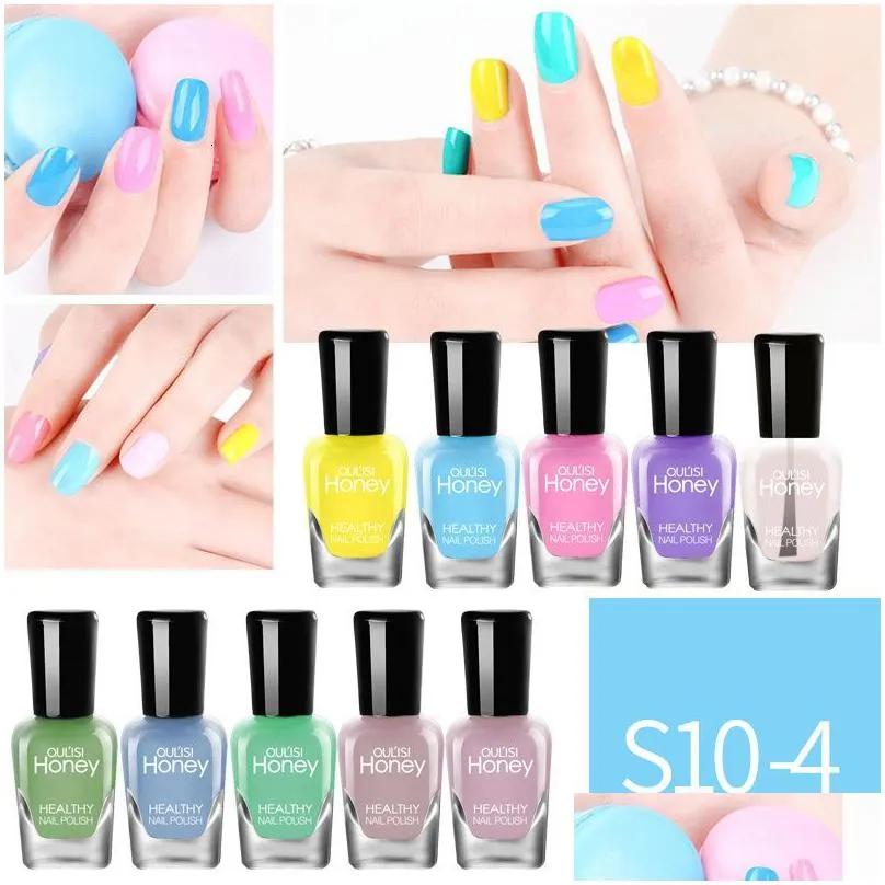 Nail Gel 5Ml10 Vegan Water Permeable Halal Polish Set For Muslim 230704 Drop Delivery Dhuhf