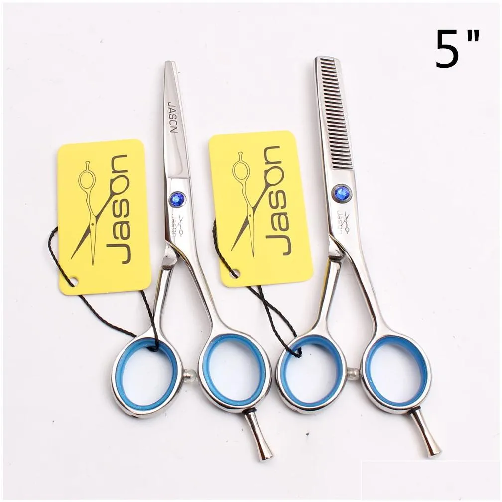 1pair/2pcs 4 5 5.5 jason styling tool thinning scissors cutting shears hairdressing scissors professional hair scissors j1117