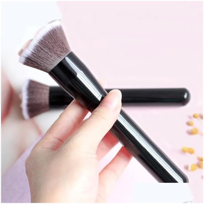 Makeup Brushes Cat Claw Shape Cute Foundation Brush Man-Made Fiber Hair Birch Handle Face Makeup Brushes  Lovely Make Up Beauty Too Dhwe5